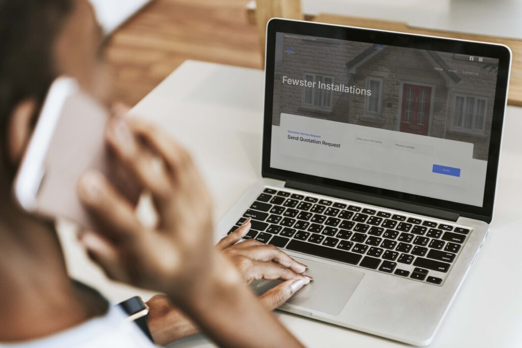 Fewster Installations website
