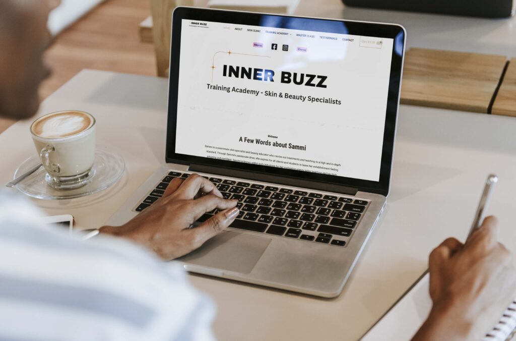 Inner Buzz aesthetics website